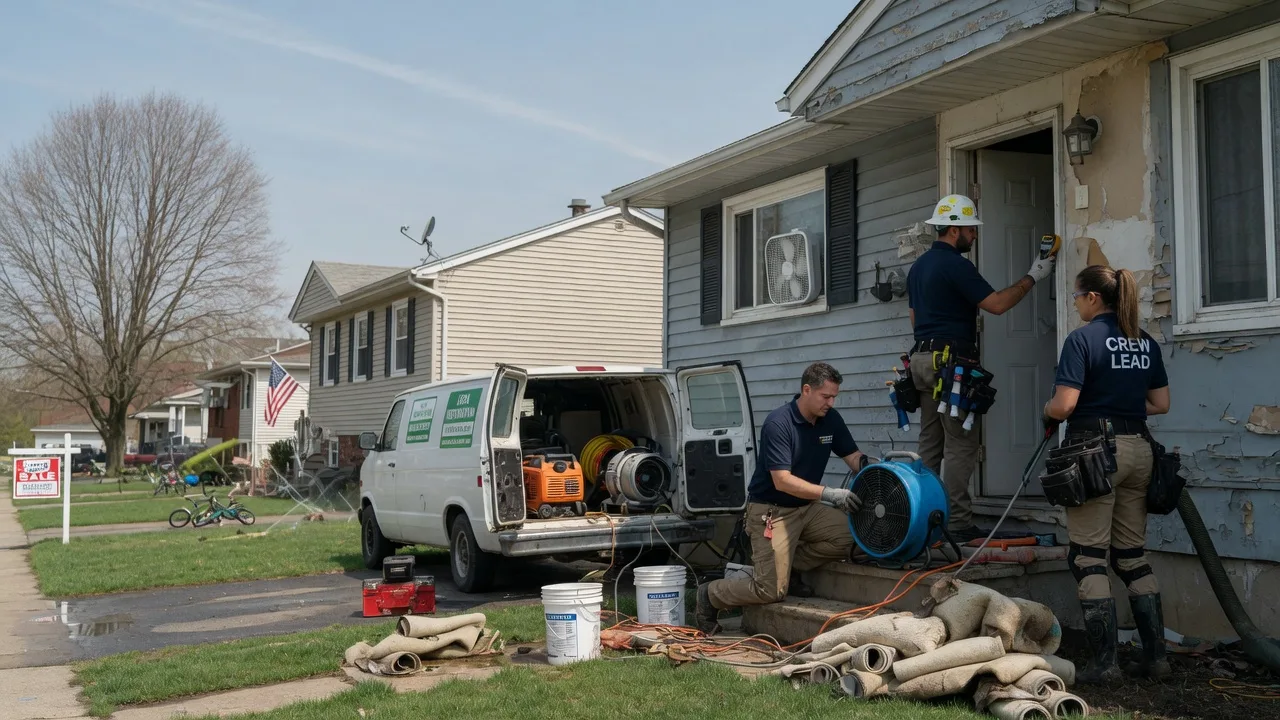 Flood Cleanup in New Weston, OH near me
