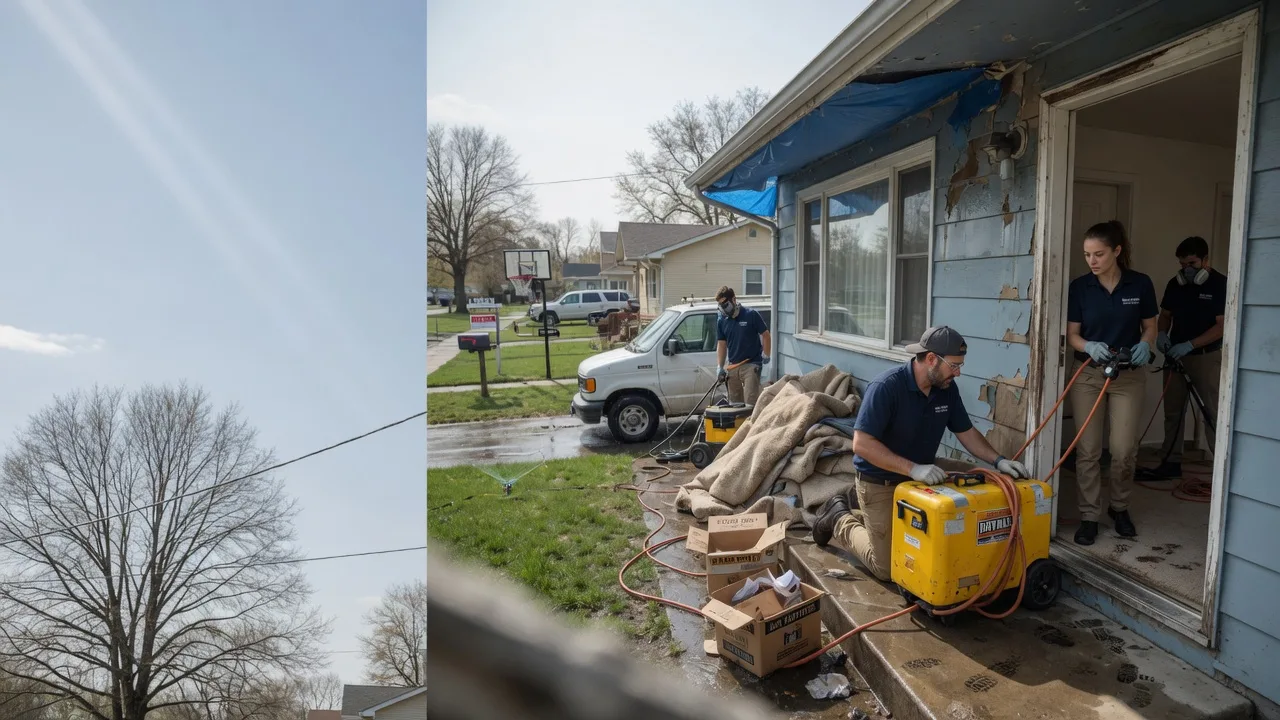 Basement Flood Cleanup in New Weston, OH near me